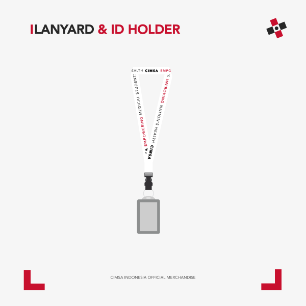 LANYARD & ID HOLDER CIMSA - WHITE