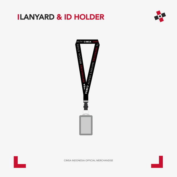 LANYARD & ID HOLDER CIMSA - BLACK