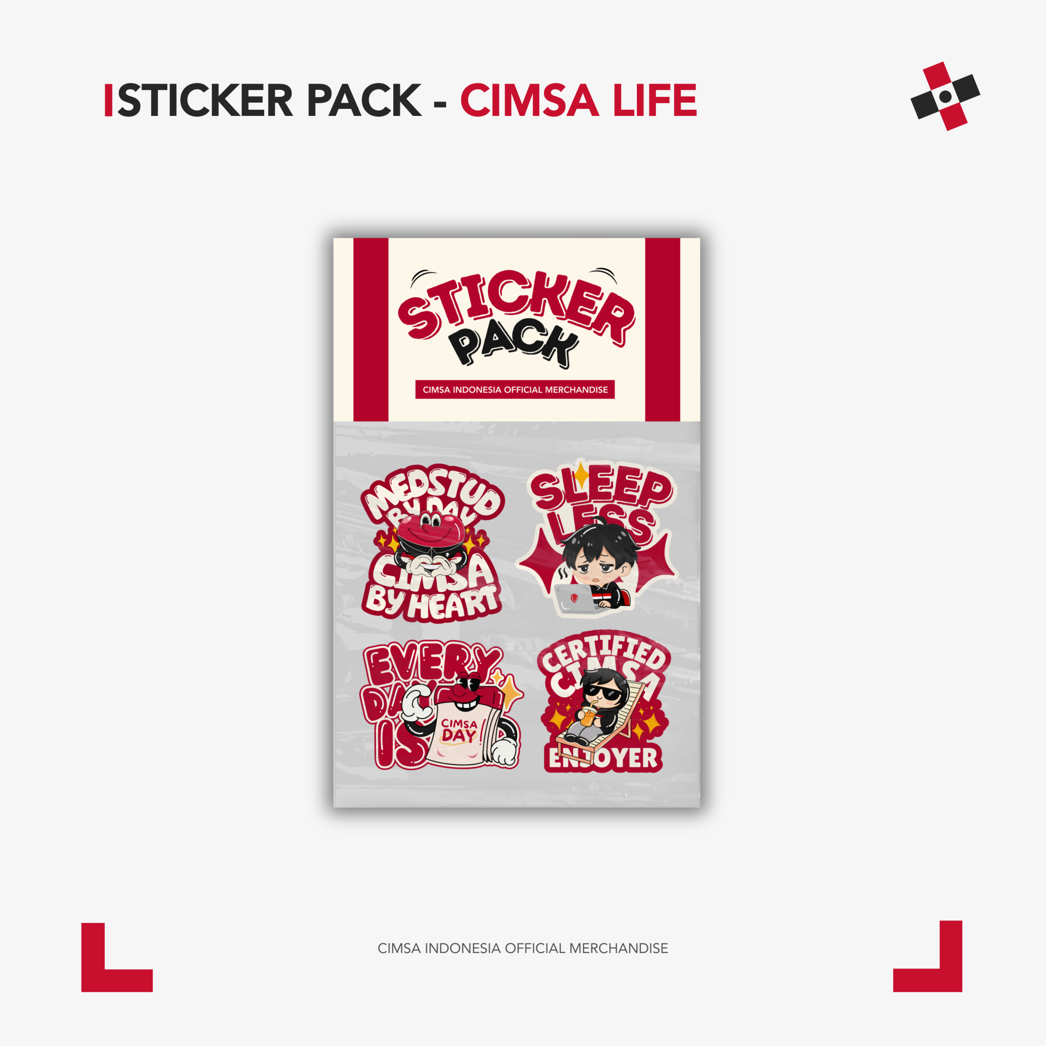 STICKER PACK – CIMSA LIFE – CIMSA STORE