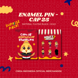 ENAMEL PIN - CAP 25 (SURPRISE PACK)